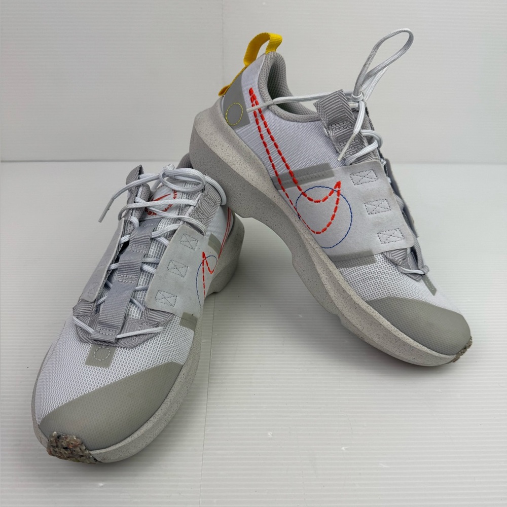 6.5Y Nike Crater Impact GS Big Kids School Football Grey Game Royal DB3551-003
